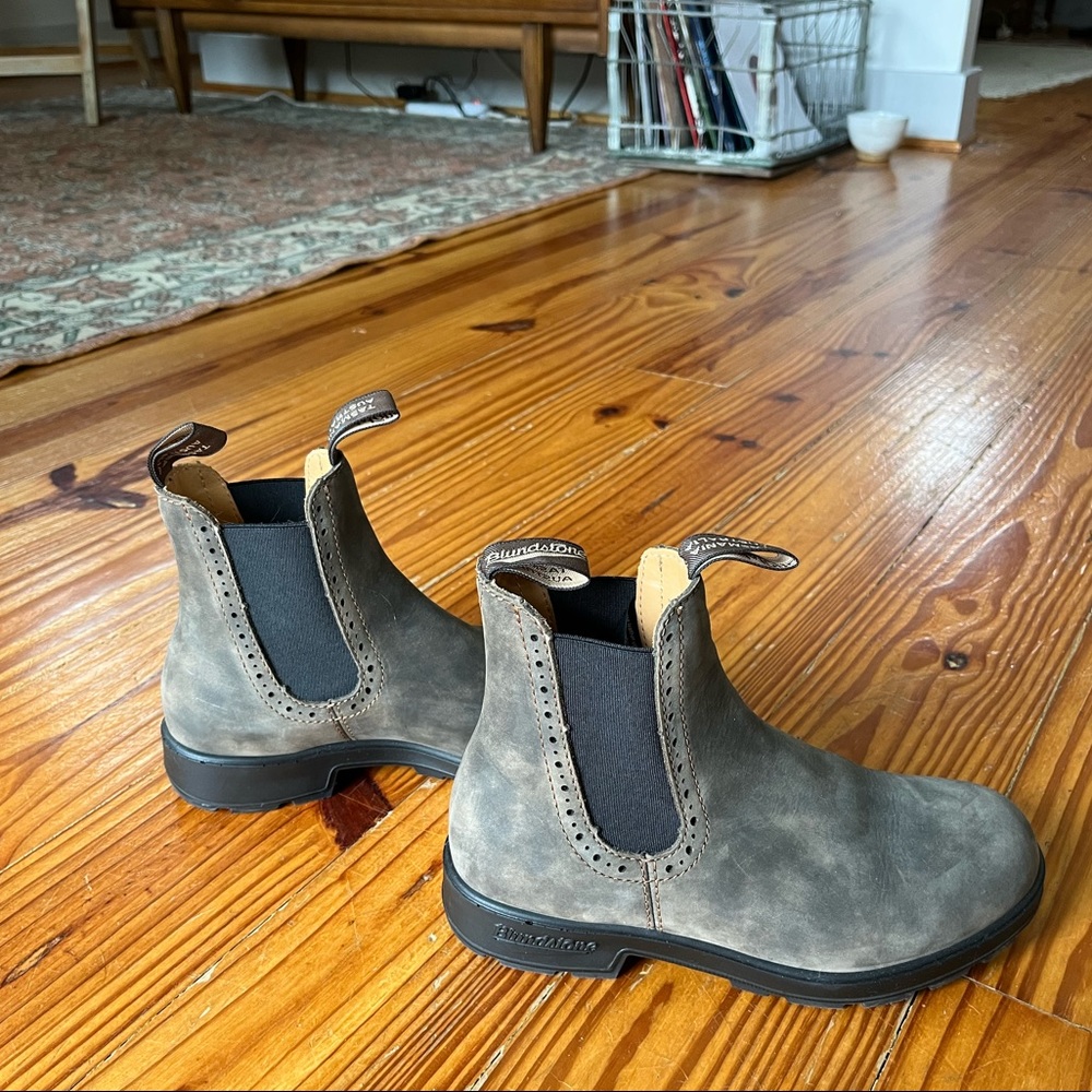 Blundstone High Top Boots Rustic Brown 7.5